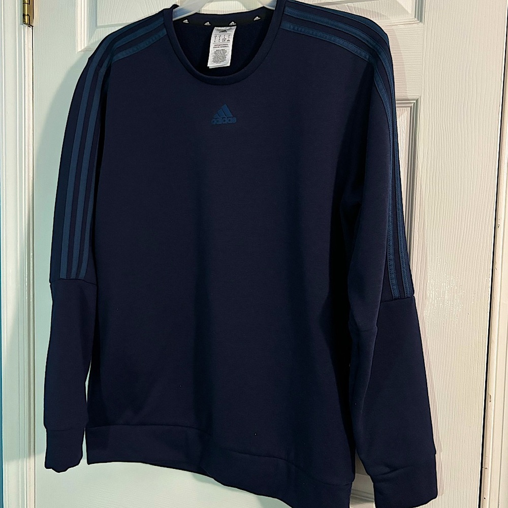 Dark blue pullover sweatshirt
